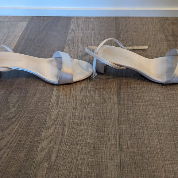 Loeffler Randall Alice Cream Satin Sandal 8.5 - Picture 4 of 11